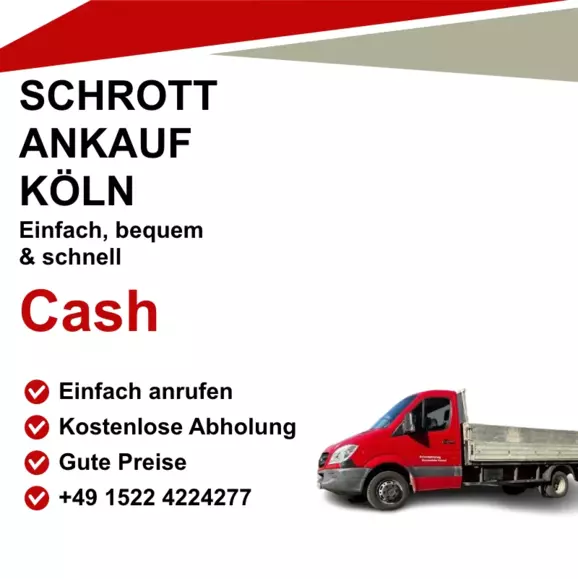 Schrottankauf Köln, Altmetallentsorgung, Kupfer-, Messing- und Kabelschrottankauf – umweltfreundlich und professionell.